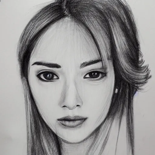 Prompt: a masterpiece 3 / 4 portrait sketch of the perfect face by monica lee
