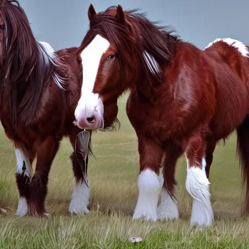 Prompt: clydesdale, photography
