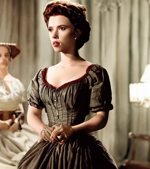 Image similar to Scarlett Johansson in Gone With the Wind