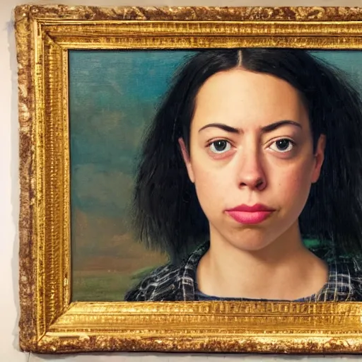 Image similar to a masterpiece portrait photo of a beautiful young woman who looks like a tai aubrey plaza