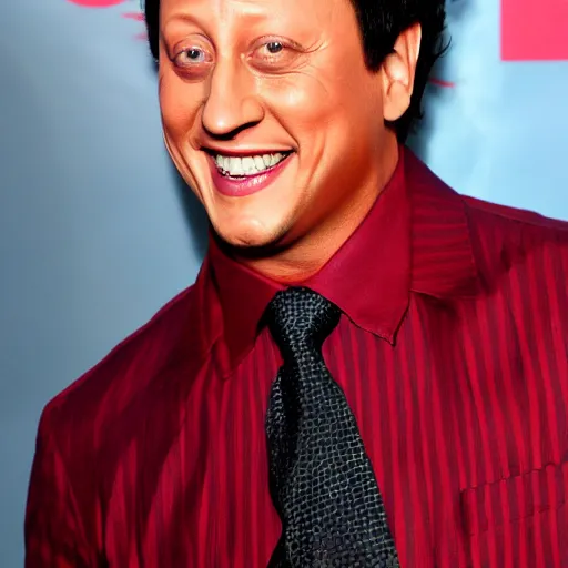 Image similar to rob schneider transformed into a stapler