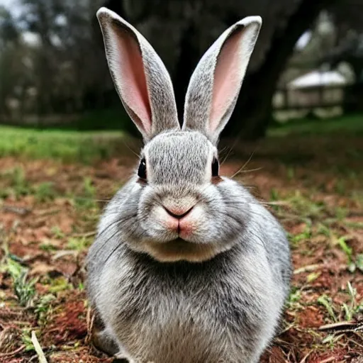 Image similar to rabbit person hybrid