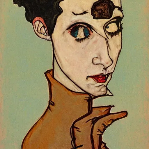 Image similar to sarah michelle gellar as buffy the vampire slayer, egon schiele