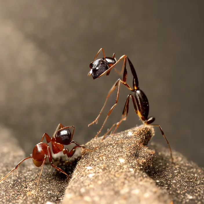 Image similar to from the view of an ant that about to be stepped on by a human