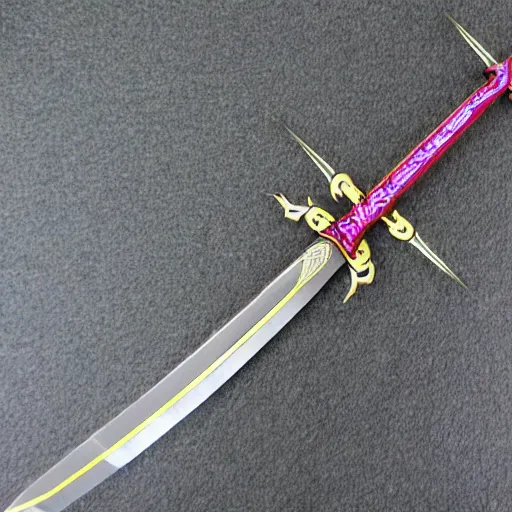 Image similar to lelouch lamperouges zanpakto, shikai, bankai, sword, intricate detail, machined, hyper detailed