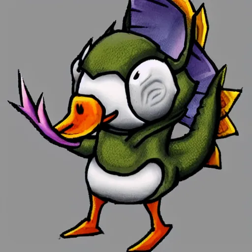 Image similar to duck dragon twitch emote