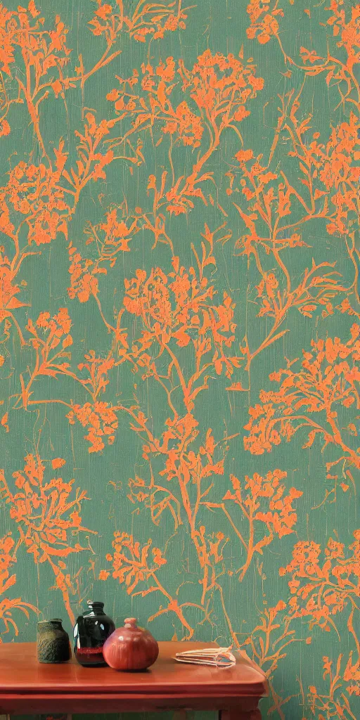 Prompt: beautiful movile wallpaper inspired in wes anderson,