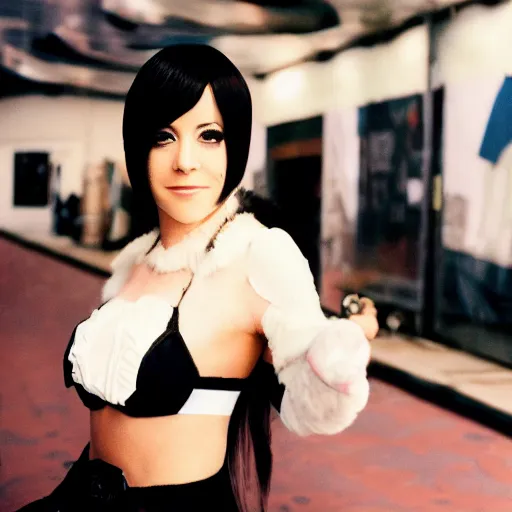 Image similar to 3 5 mm photo of alizee with cosplay