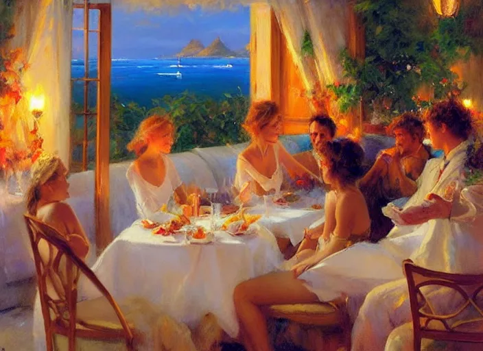 Image similar to bora bora diner by vladimir volegov and alexander averin and delphin enjolras and daniel f. gerhartz