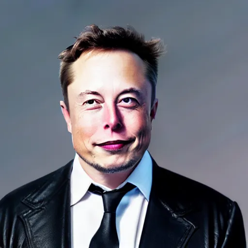 Image similar to portrait image of elon musk with tusk 8 k