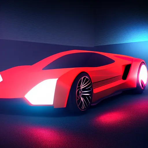 Image similar to luxury sports car , mystic aura , glowing , rim lighting , 4k , HD , realistic