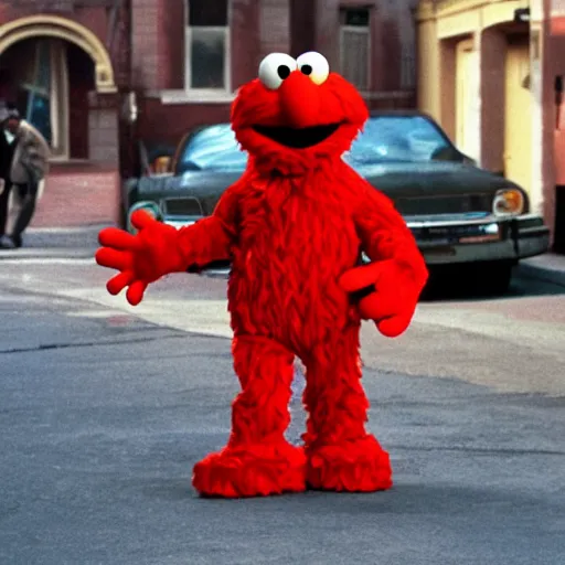 Prompt: elmo in the sopranos