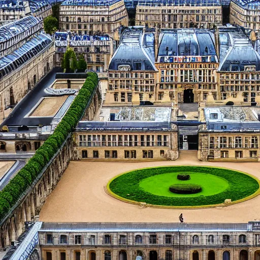 Prompt: award winning photo of Luxembourg palace, Paris, 4k