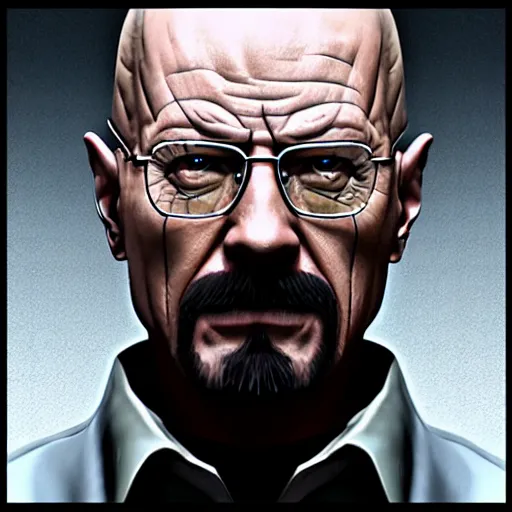 Image similar to photo of walter white as kiryu kazuma, photography, photorealism, realism, realistic