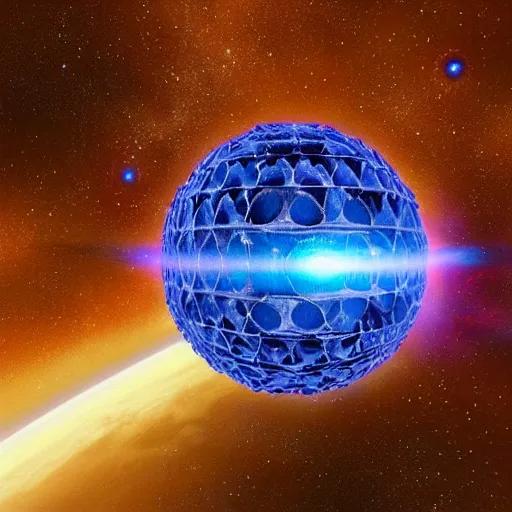 Prompt: “a Dyson sphere becoming unstable, imax, film visual effects, space opera, hyper realistic, cinematic”