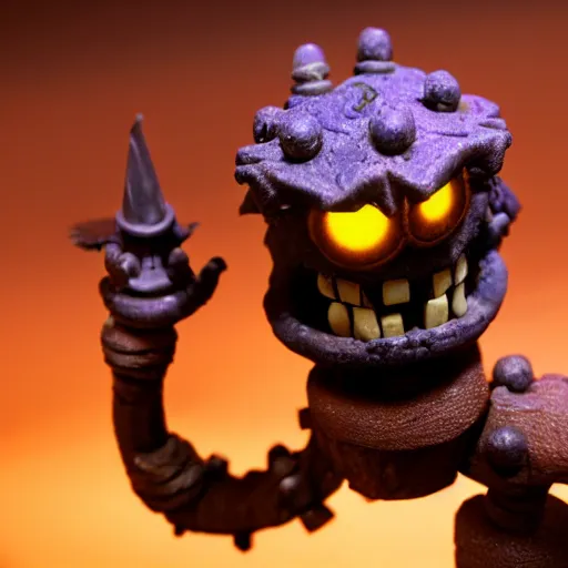 Prompt: beholder from dungeons and dragons, fantasy, 8k, close up, in a dark cavern, menacing