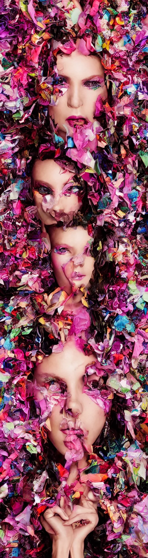 Image similar to fashion editorial portrait by David Lachapelle. highly detailed. 8k. depth of field. photography