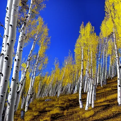 Prompt: Aspen Cemetery near the base of a mountain with an Aspen Grove, photo-realistic, high resolution, 8k, Colorado