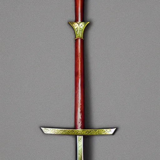 Image similar to s-shaped sword, sword in the shape of the letter s