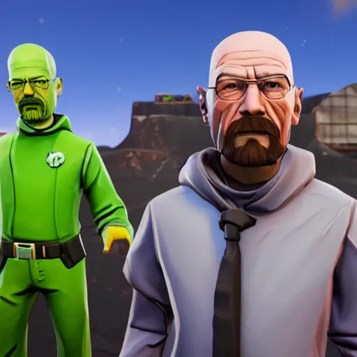 Image similar to walter white fortnite skin