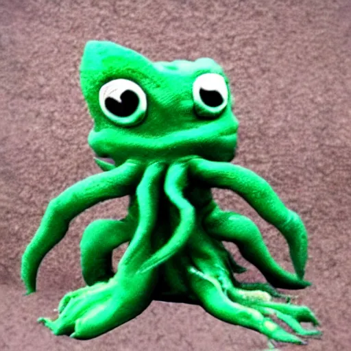 Image similar to cute Cthulhu, photo