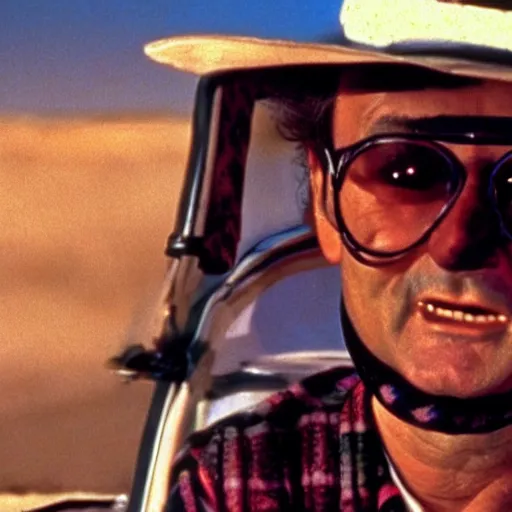 Image similar to bill murray in fear and loathing