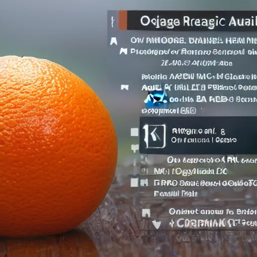 Image similar to realistic photo of orange 4k