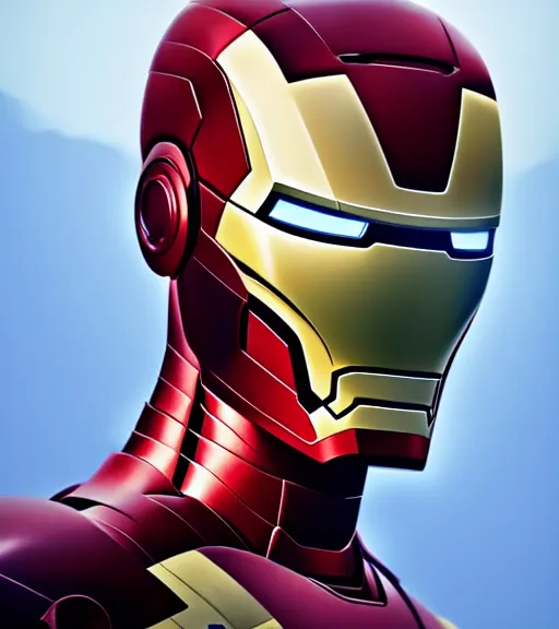 Prompt: icon stylized minimalist adam scott face iron man suit, loftis, cory behance hd by jesper ejsing, by rhads, makoto shinkai and lois van baarle, ilya kuvshinov, rossdraws global illumination