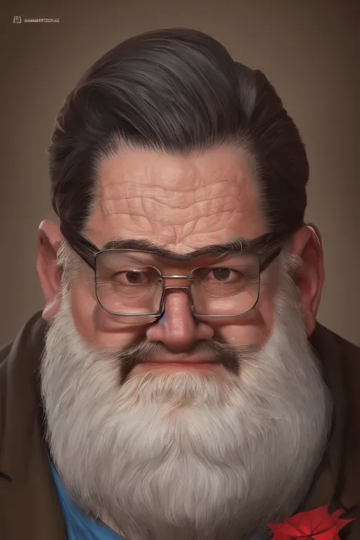 Image similar to portrait of grunkle Stan , made by Stanley Artgerm Lau, WLOP, Rossdraws, ArtStation, CGSociety, concept art, cgsociety, octane render, trending on artstation, artstationHD, artstationHQ, unreal engine, 4k, 8k,