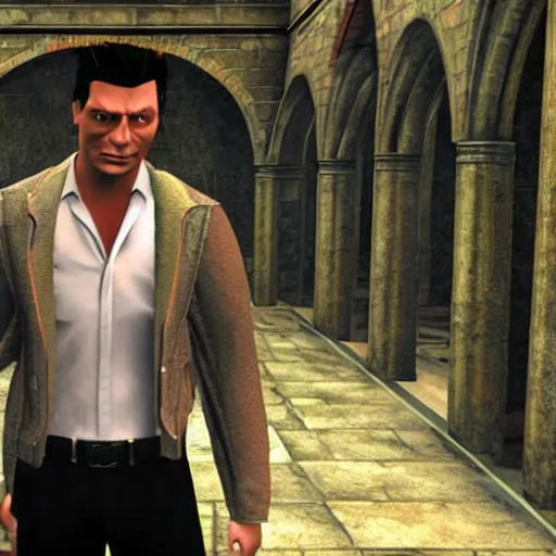 Image similar to tommy vercetti in hogwarts