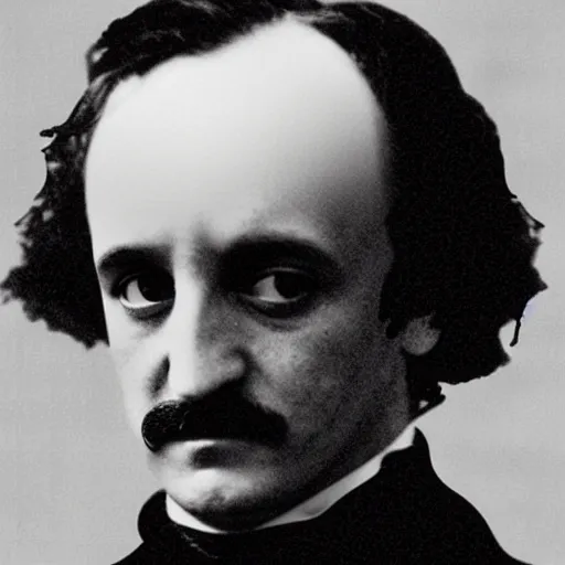 Image similar to edgar allan poe, grindr profile