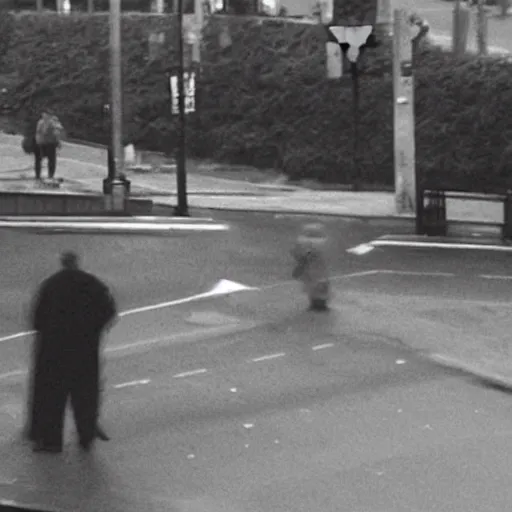 Image similar to cctv of the last sighting of a man who went missing