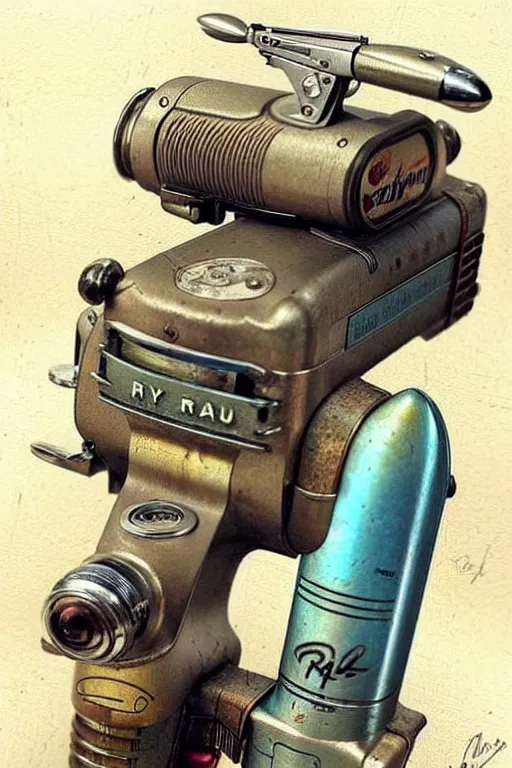 Image similar to ( ( ( ( ( 1 9 5 0 s retro ray gun. muted colors. ) ) ) ) ) by jean - baptiste monge!!!!!!!!!!!!!!!!!!!!!!!!!!!!!!