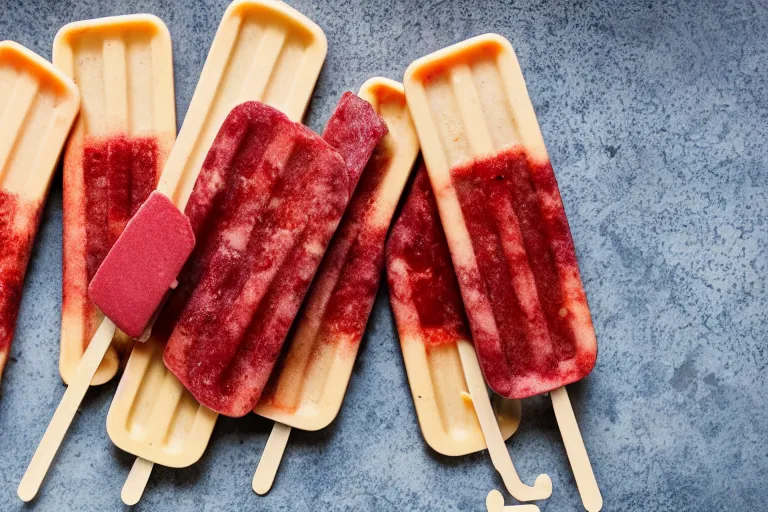 Prompt: dslr food photograph of ground beef popsicles, 8 5 mm f 1. 8