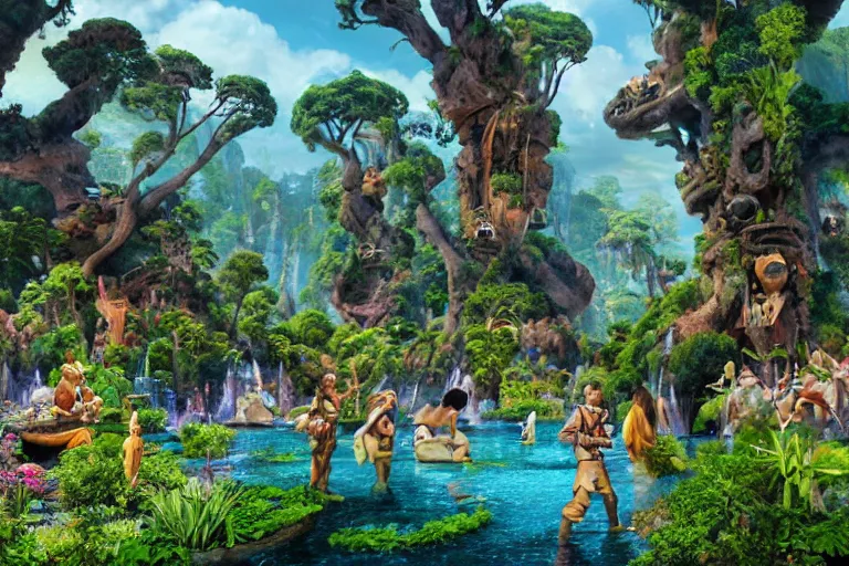 Image similar to matte avatar landscape pandora