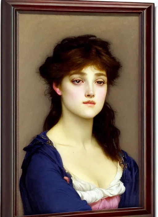 Image similar to a portrait of a pretty young lady by alexandre cabanel