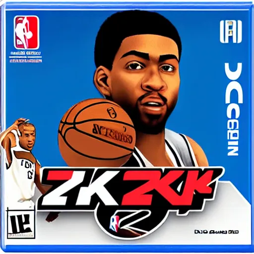 Prompt: nba 2 k for the nintendo ds