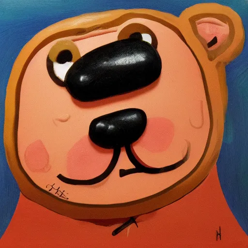 Image similar to little mr sausage lips by richard hargreaves