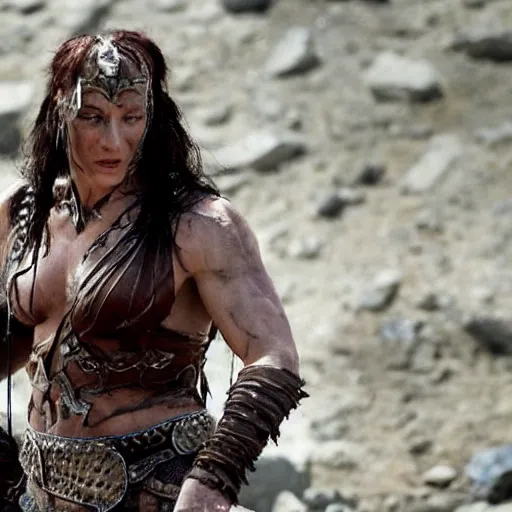 Image similar to cate blanchett as conan the barbarian