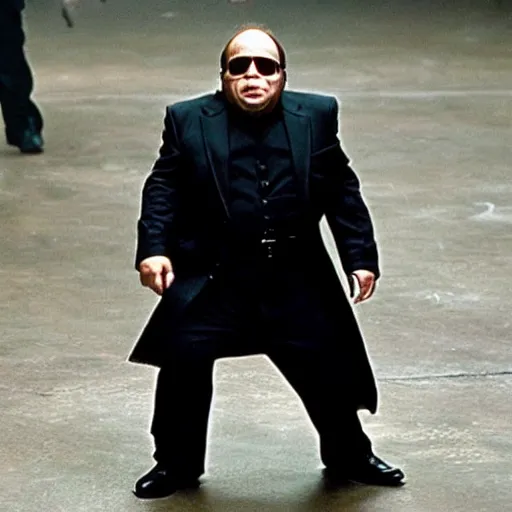 Image similar to danny devito in the matrix