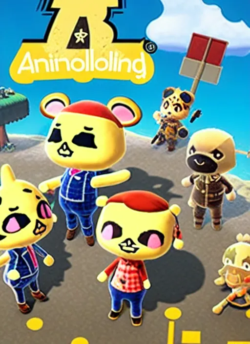 Prompt: fallout : animal crossing, promotional image, official media