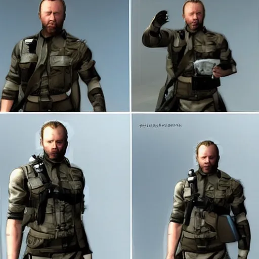 Prompt: limmy in metal gear solid phantom pain