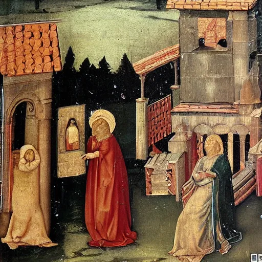 Prompt: gpus go brrr, as a medieval painting