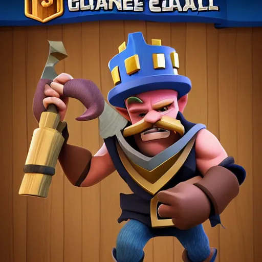 Prompt: clash royale card of a goblin with blonde long hair, ultra detailed