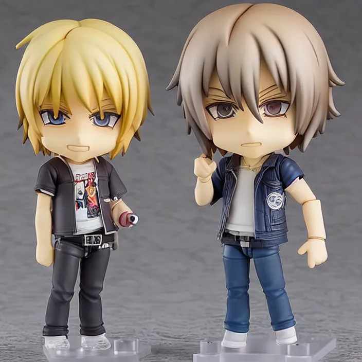 Image similar to kurt cobain, an anime nendoroid of kurt cobain, figurine, detailed product photo