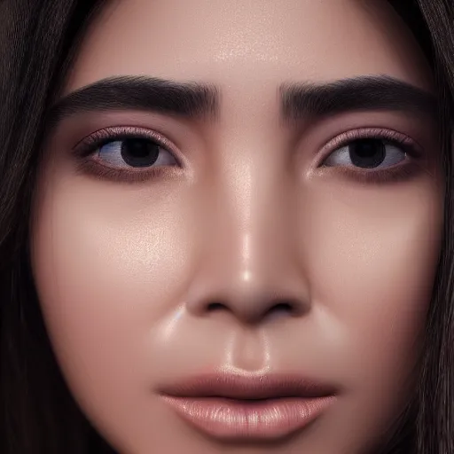 Prompt: a close up of beautiful Estefania Villegas perfect face, next to Camilo Gc , symmetrical, 8K, octane render, 8K