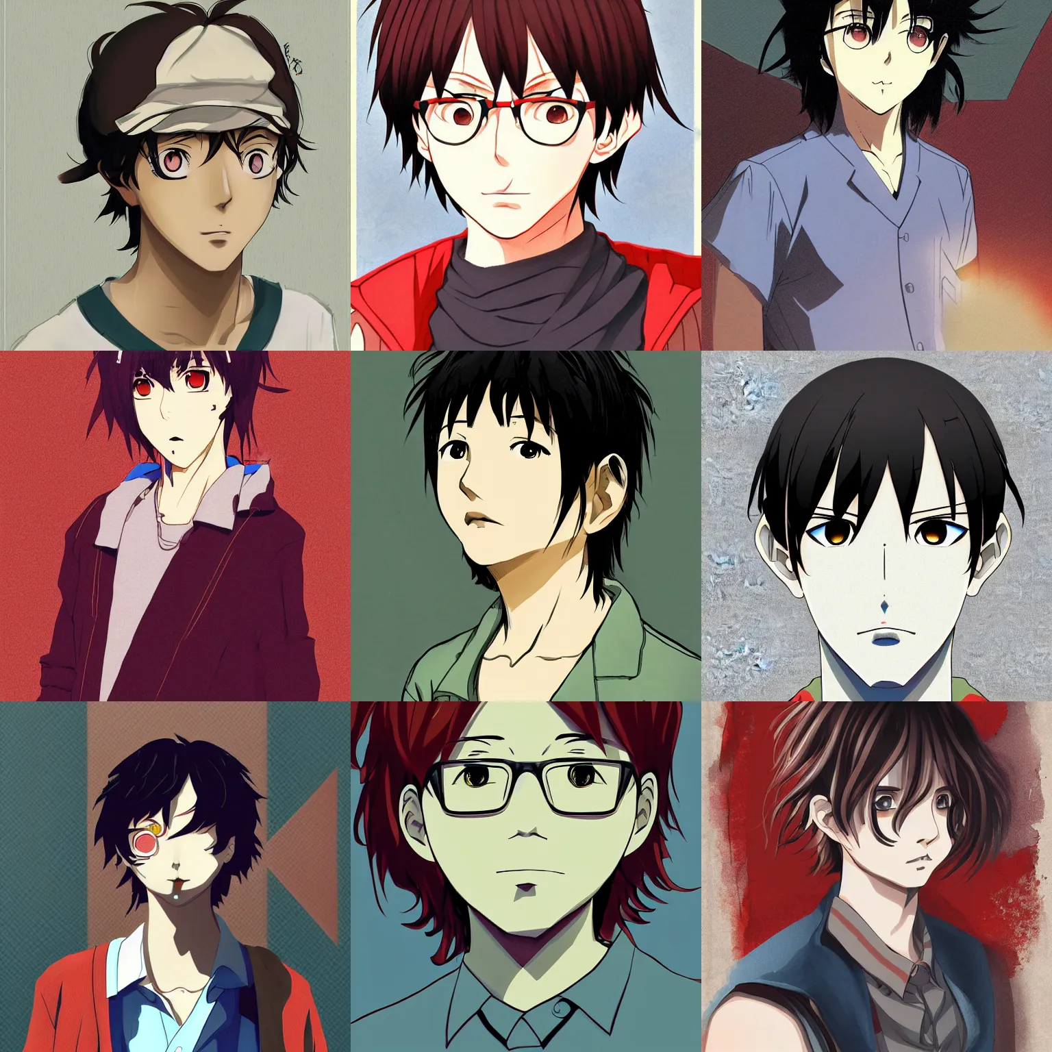 Prompt: portrait of an anime boy, digital art, featured on pixiv fanbox, illustrated by satoshi kon