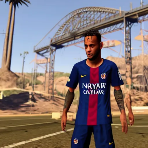 Image similar to neymar in gta v