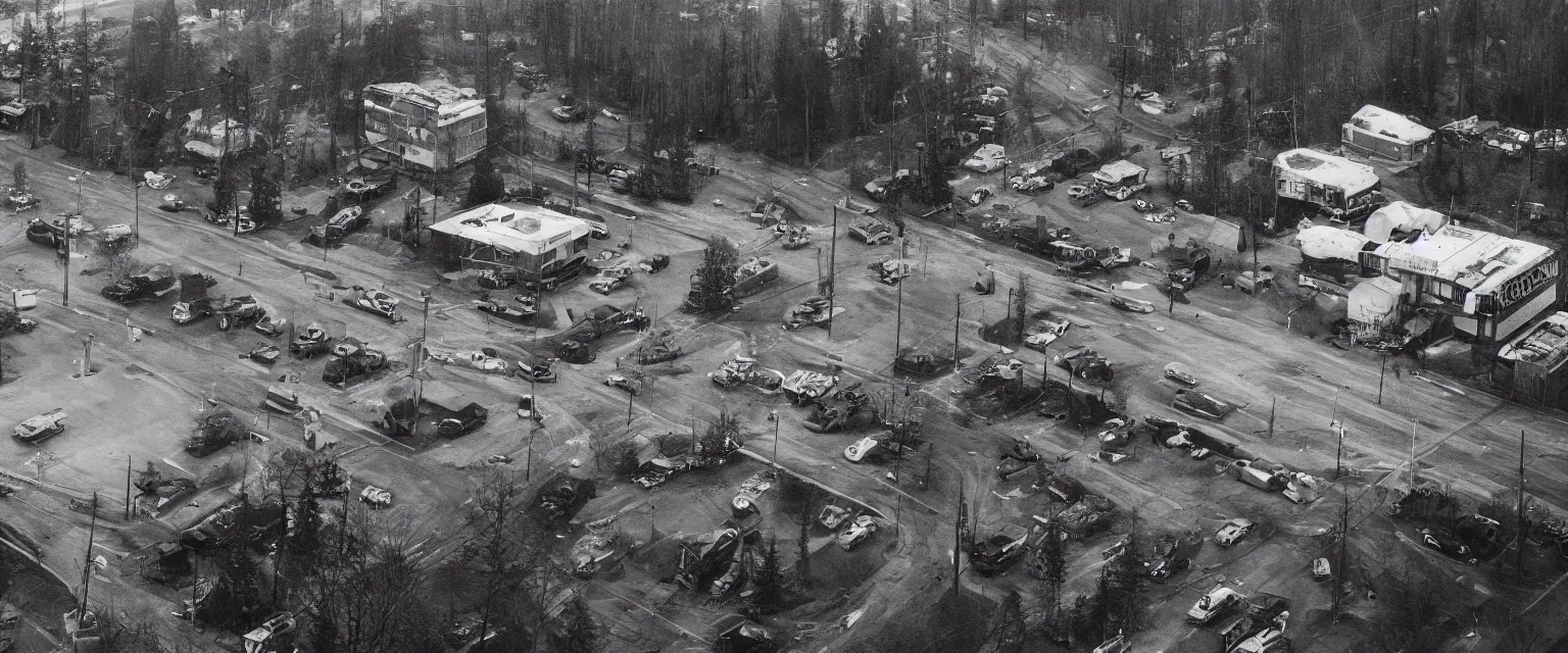 Image similar to detailed sharp photograph in the style of popular science circa 1 9 5 5 and gregory crewdson of an nhl goalie