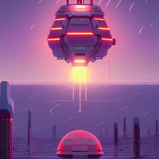 Prompt: simon stalenhag art ilustration an invasion of giant galactic ships attack the earth, characterized by simon stalenhag art, character art, sharp focus, highly detailed, artstation
